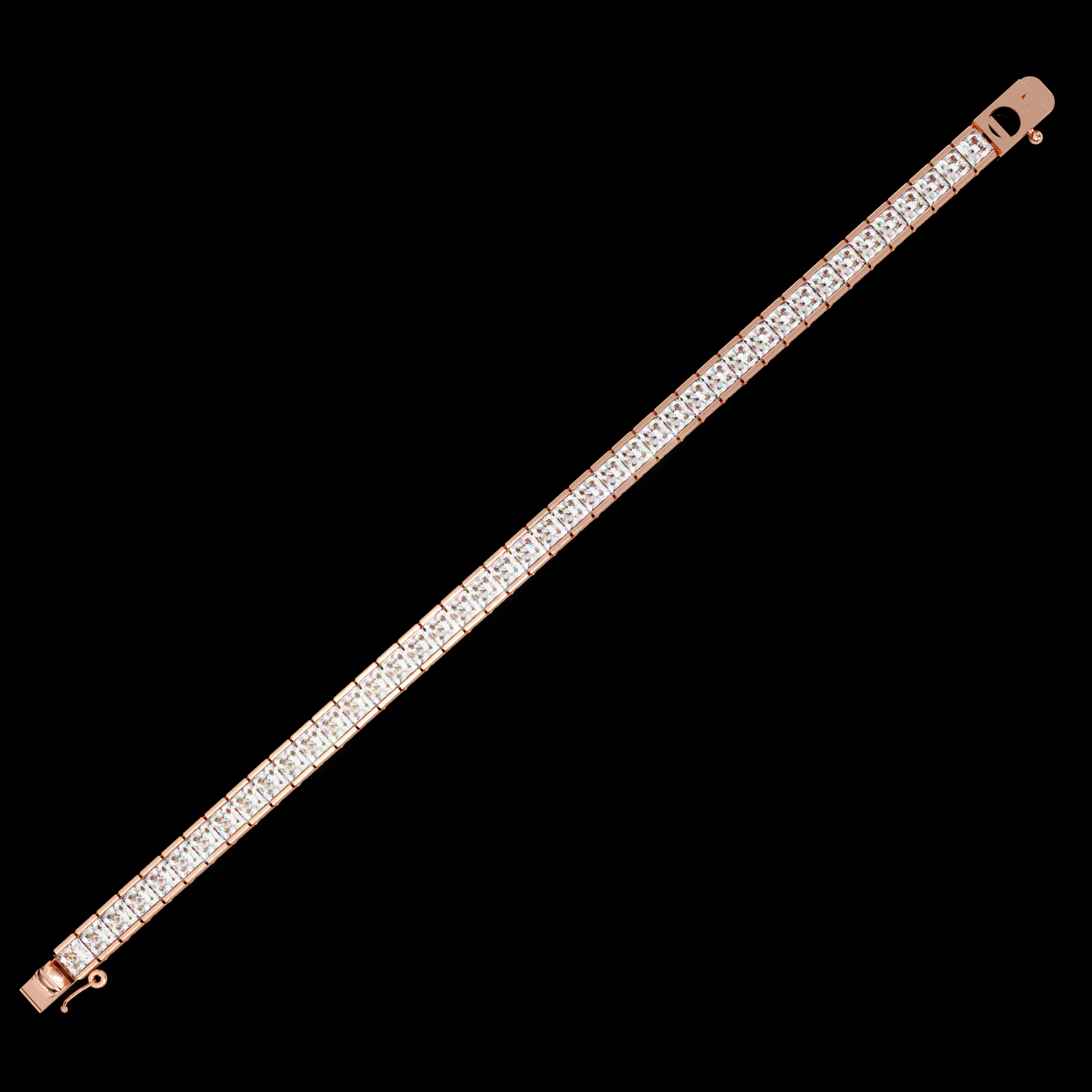 Princess Diamond Tennis Bracelet