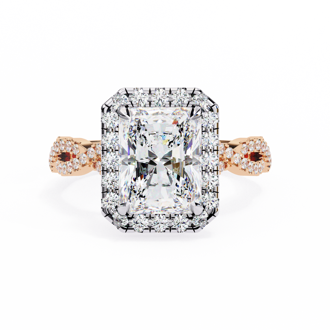 Prominent Radiant Lab Grown Diamond Ring 5