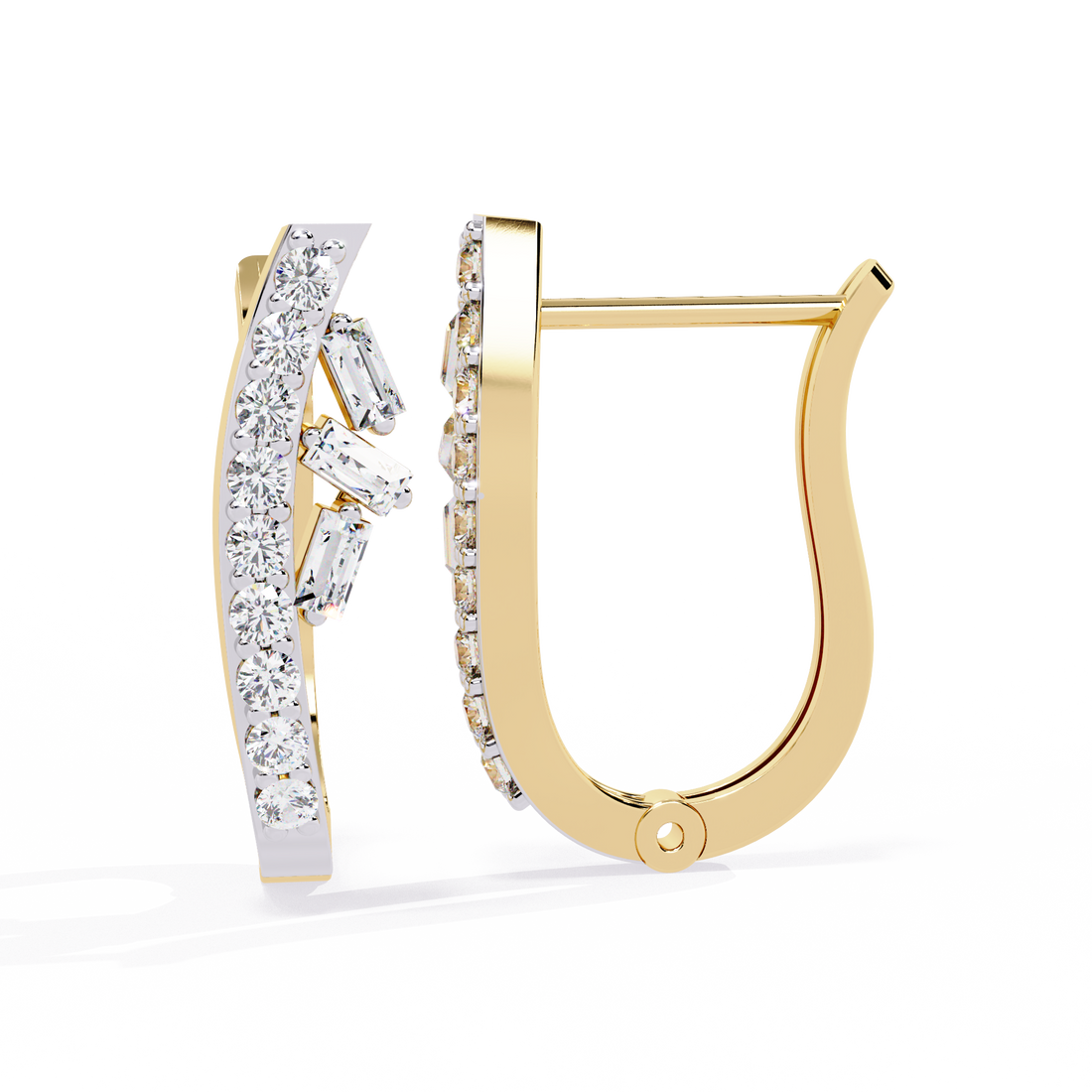 Pure Elegance Lab Grown Diamond Hoops