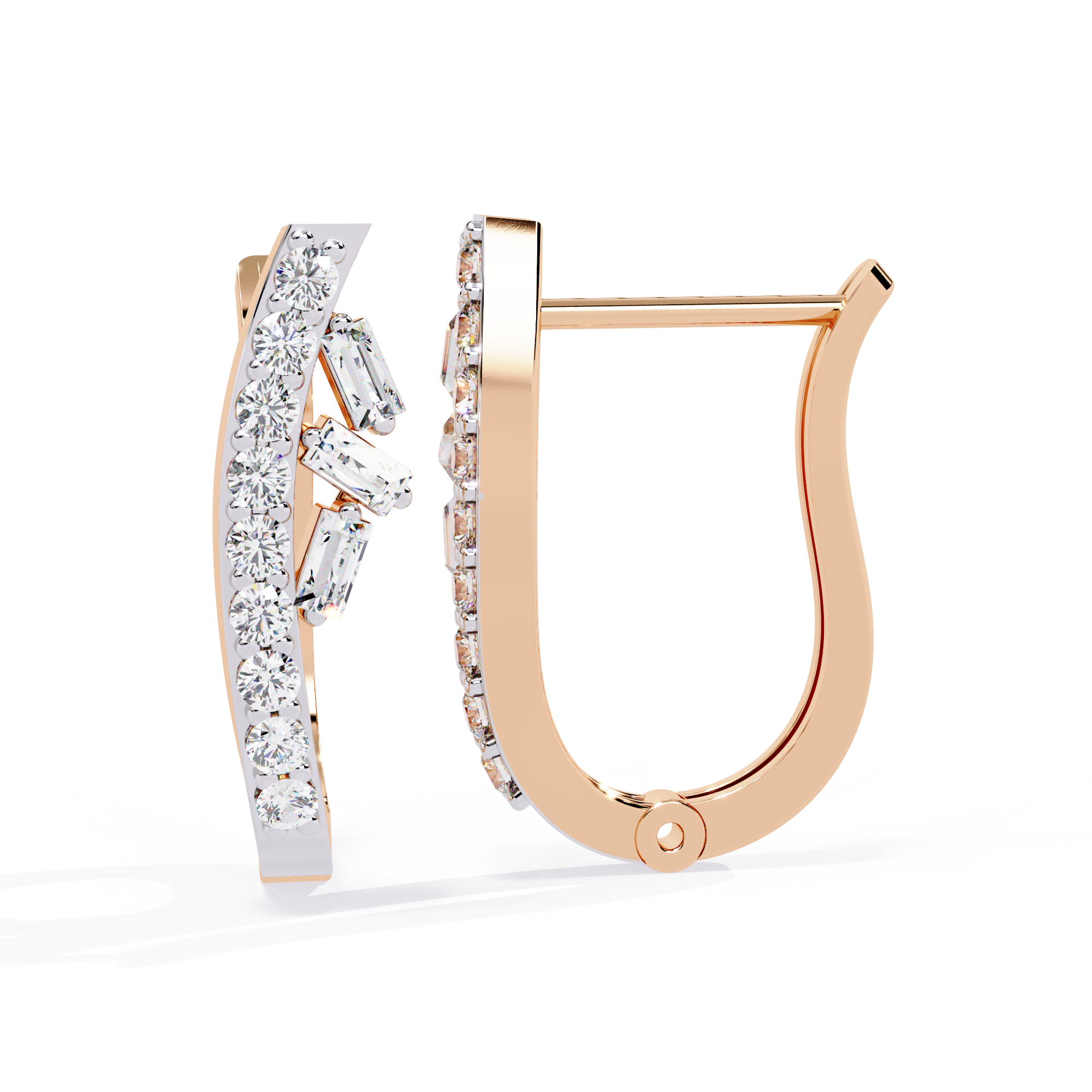 Pure Elegance Lab Grown Diamond Hoops