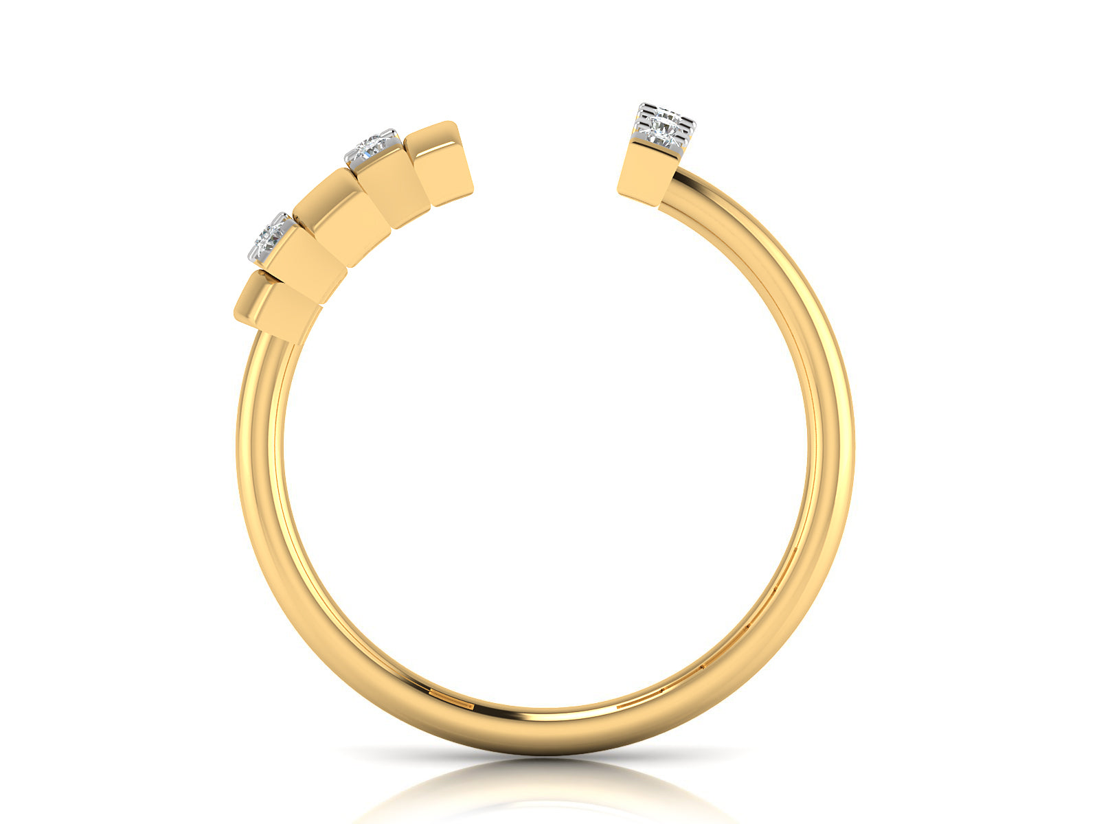 Quatre Sparkling Diamond Ring 8