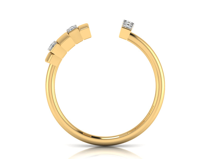 Quatre Sparkling Diamond Ring 8