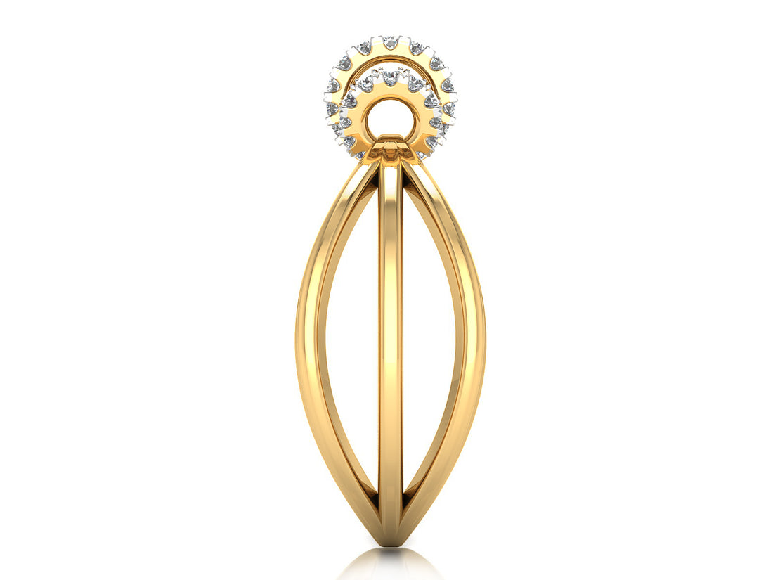 Twin Halo Diamond Ring