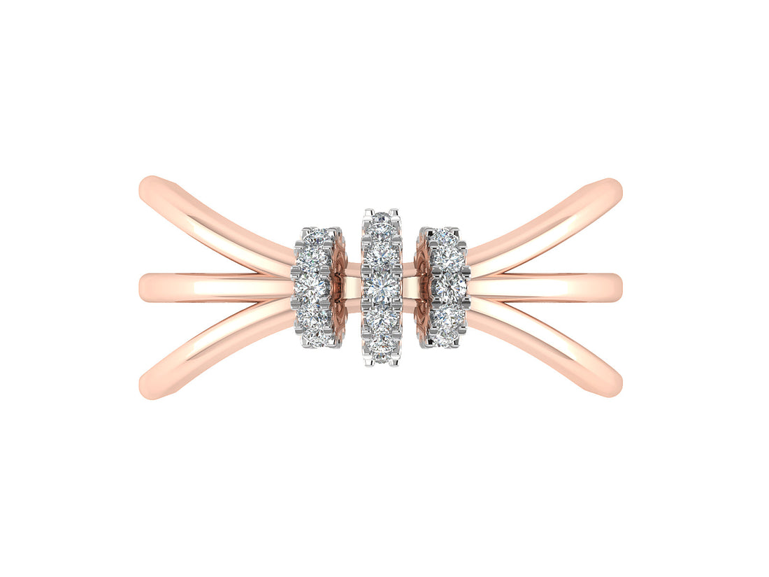 Twin Halo Diamond Ring