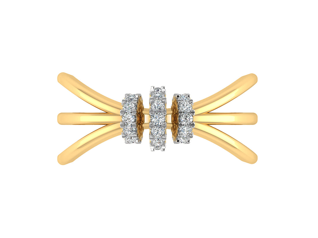 Twin Halo Diamond Ring