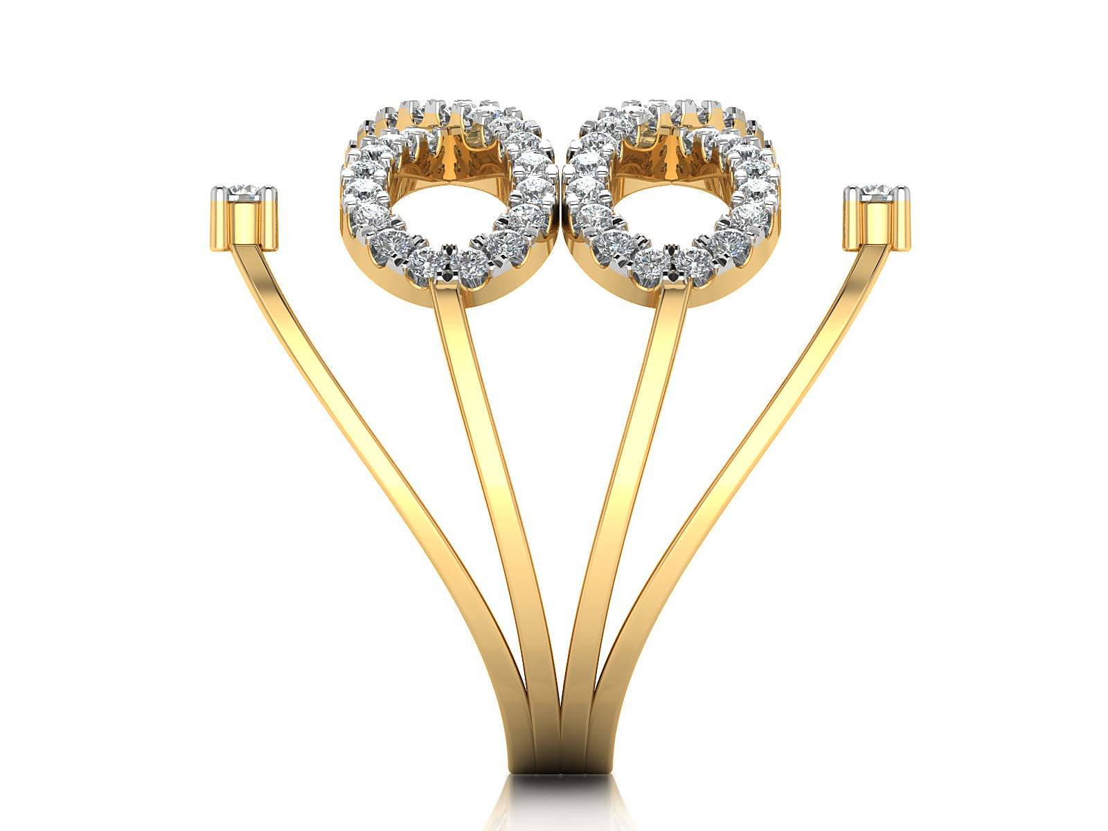 Infinity Bloom Diamond Ring