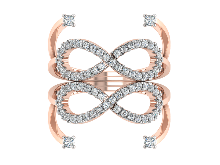 Infinity Bloom Diamond Ring