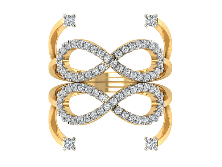 Infinity Bloom Diamond Ring