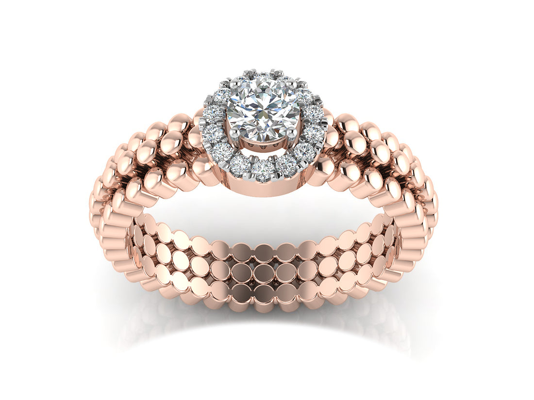 Modern Twists Diamond Ring