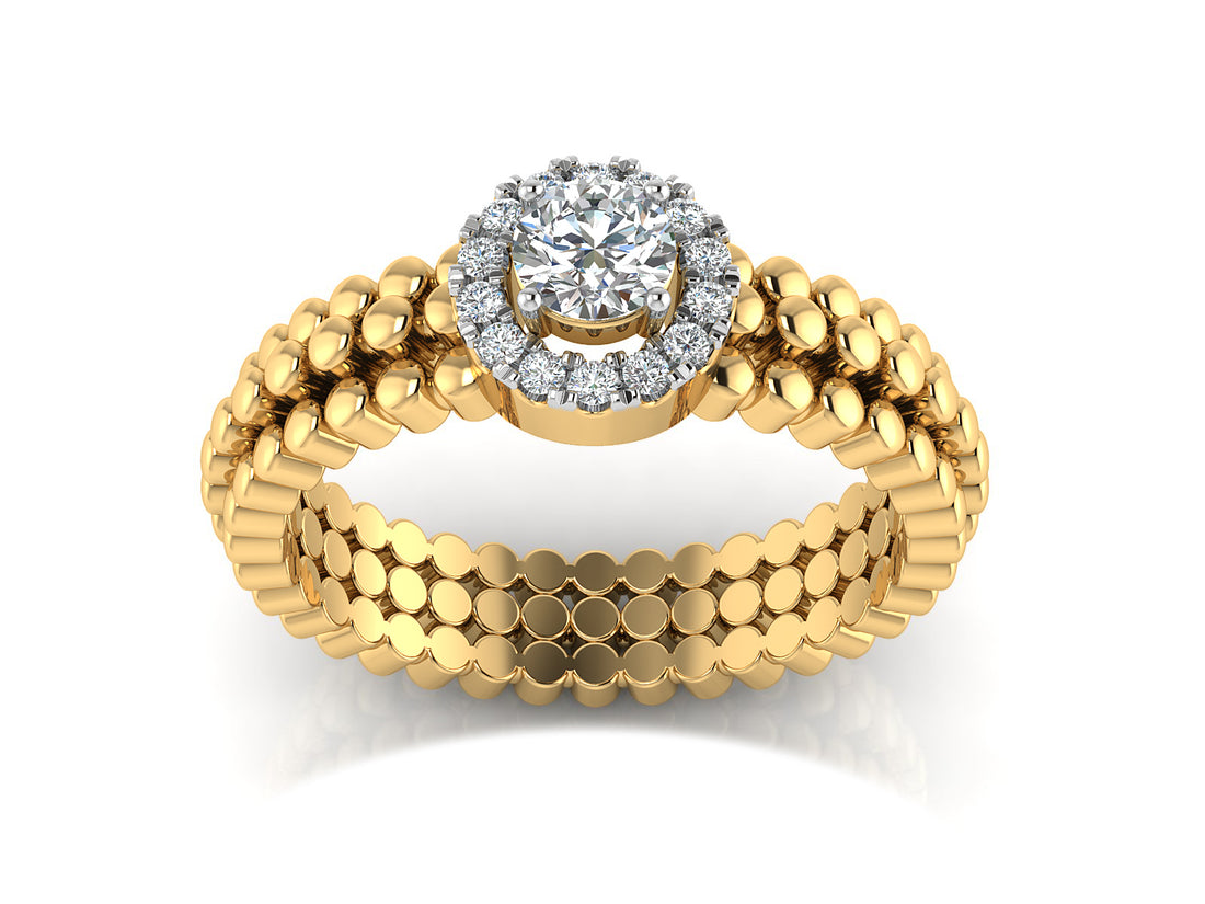Modern Twists Diamond Ring