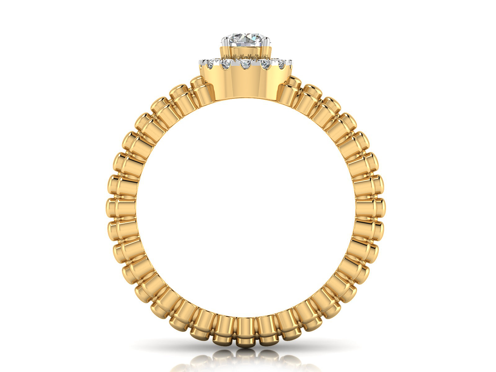 Modern Twists Diamond Ring