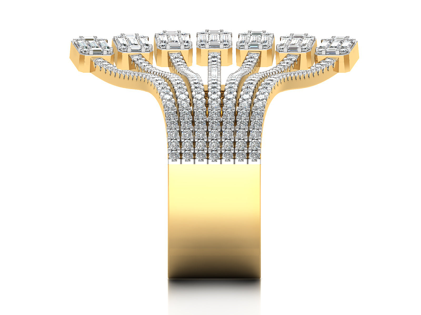 Exquisite Layered  Diamond Ring