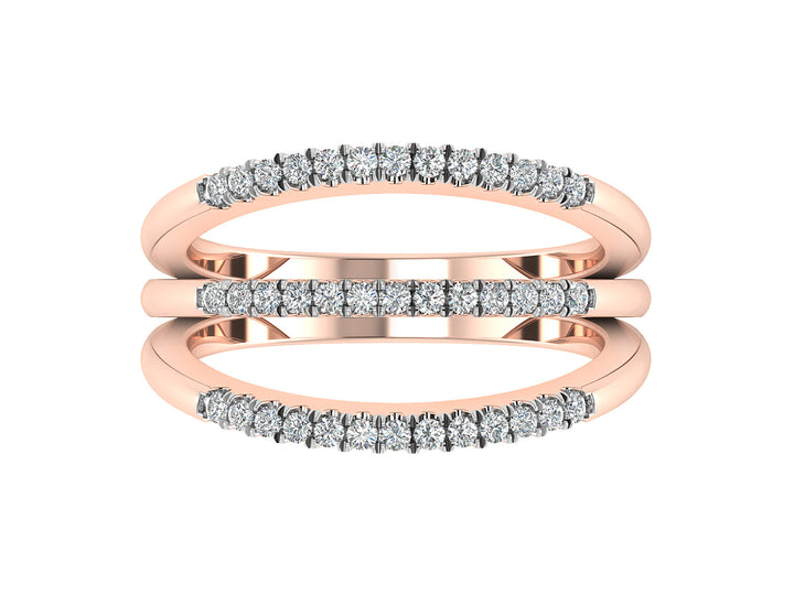 Radiant Rows Diamond Ring