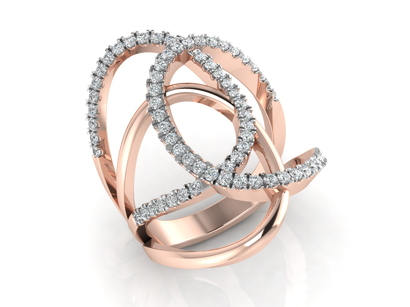 Dual Harmony Diamond Ring