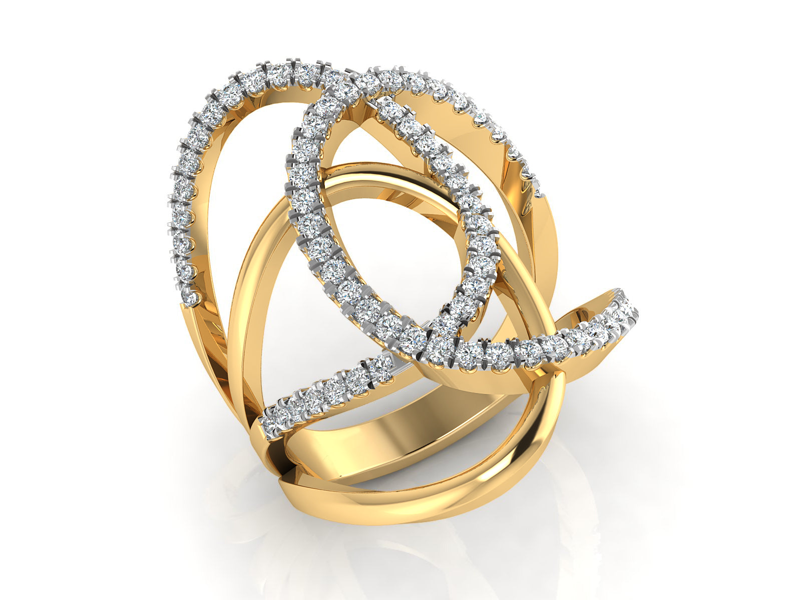 Dual Harmony Diamond Ring