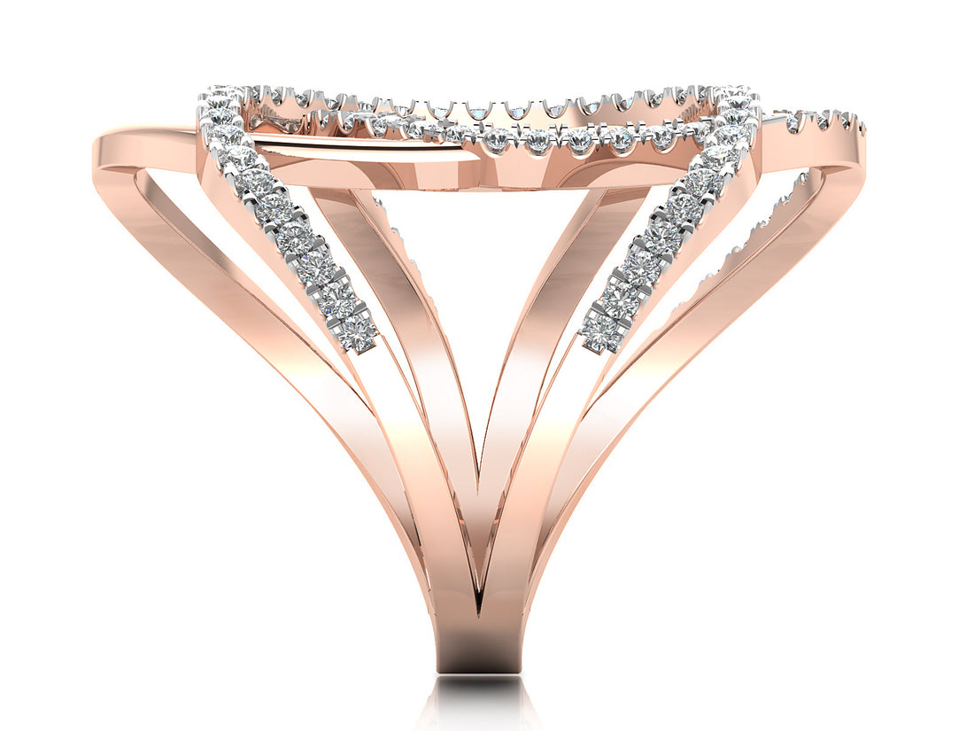 Dual Harmony Diamond Ring