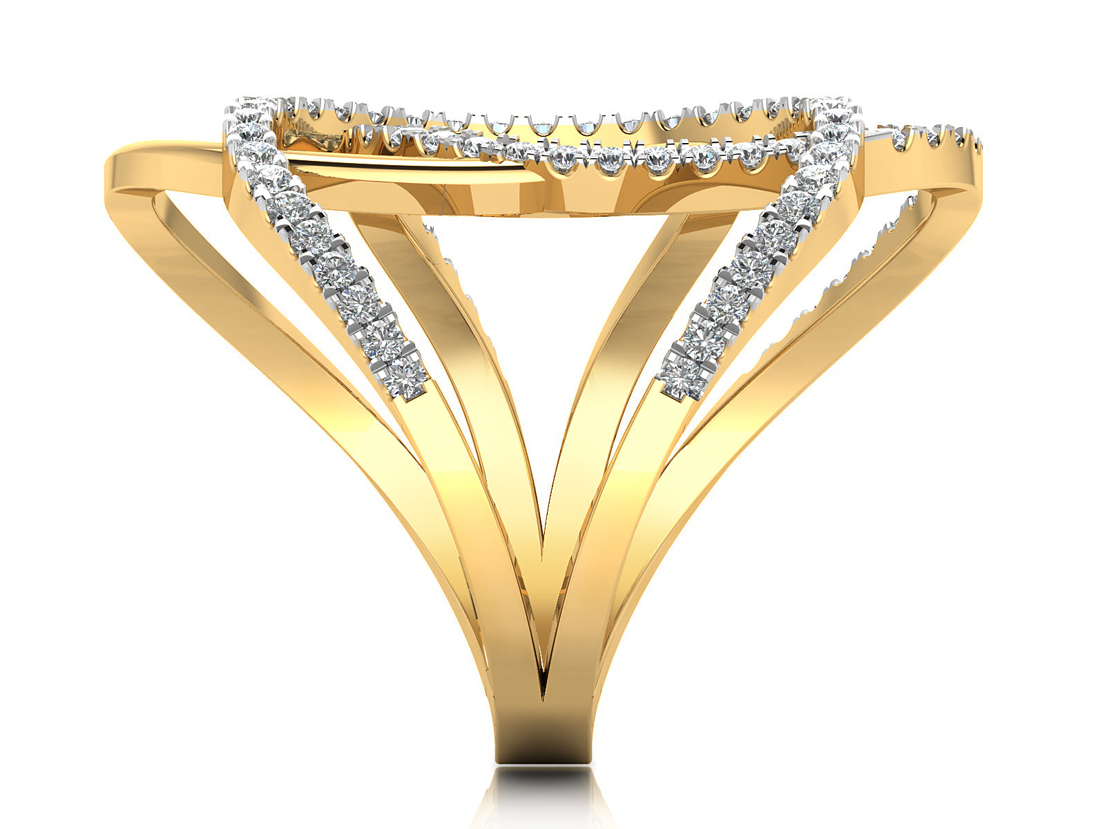 Dual Harmony Diamond Ring