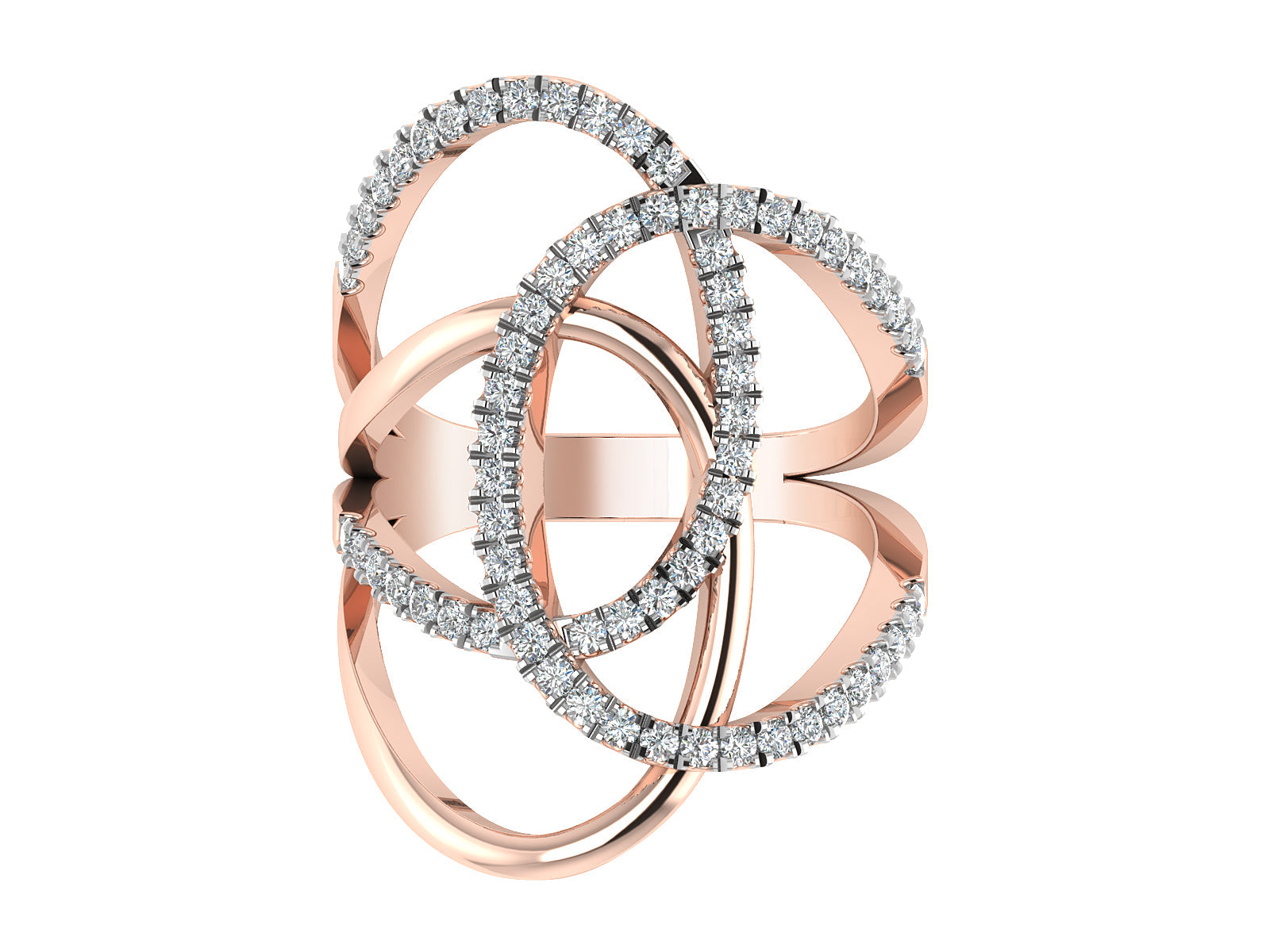 Dual Harmony Diamond Ring