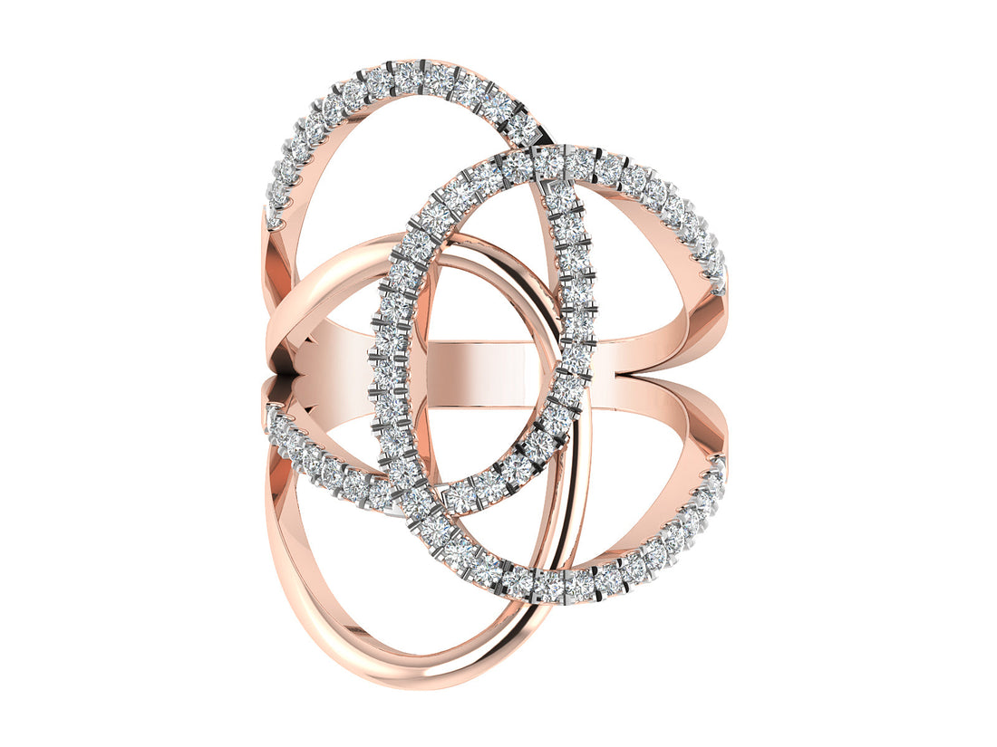 Dual Harmony Diamond Ring
