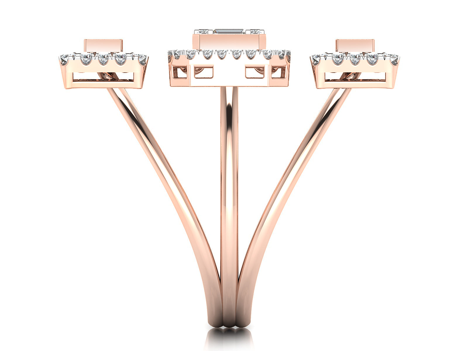 Leafy Autumn Cocktail Ring