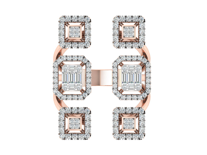 Leafy Autumn Cocktail Ring