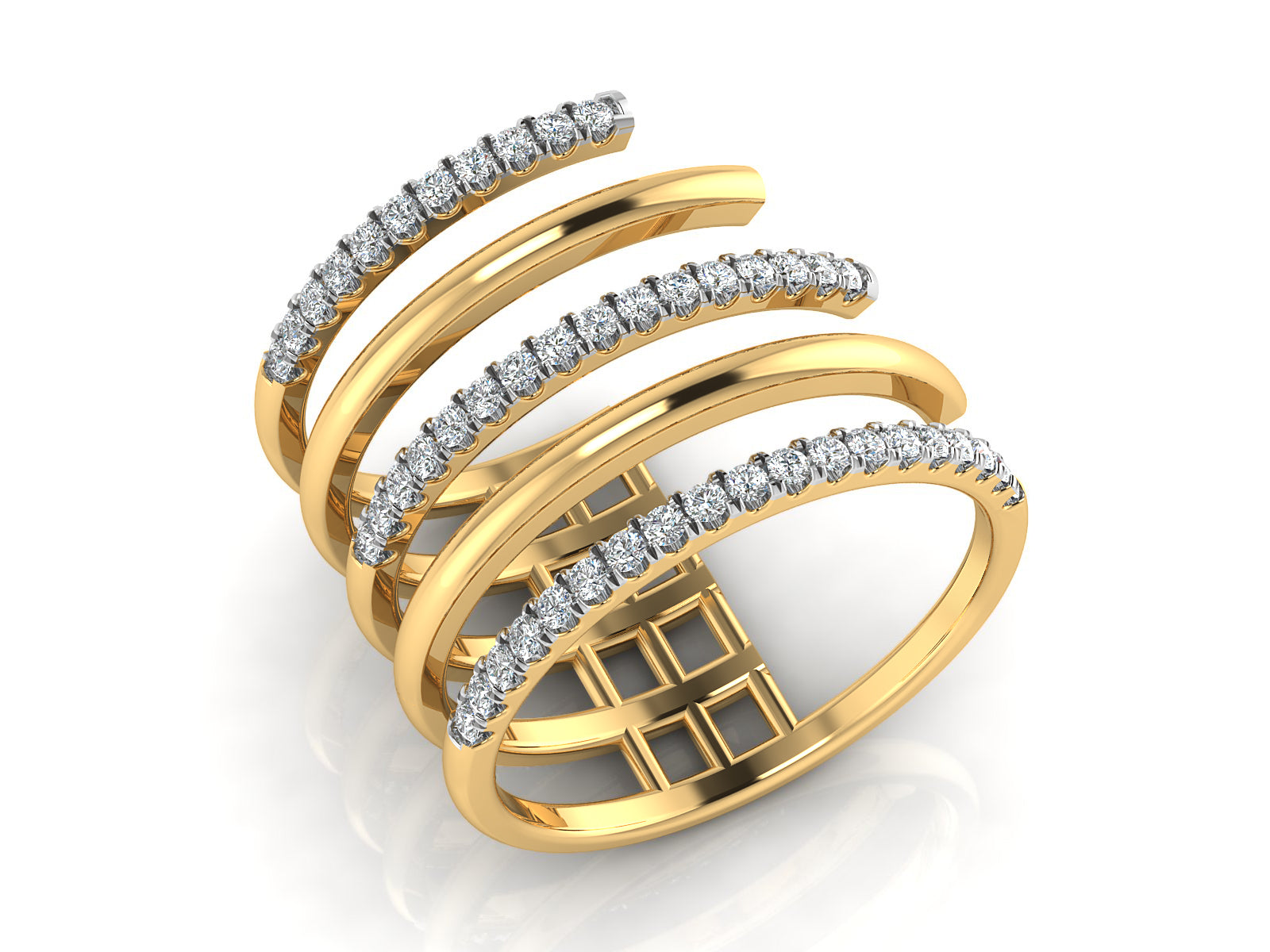 Parallel Perfection Diamond Ring