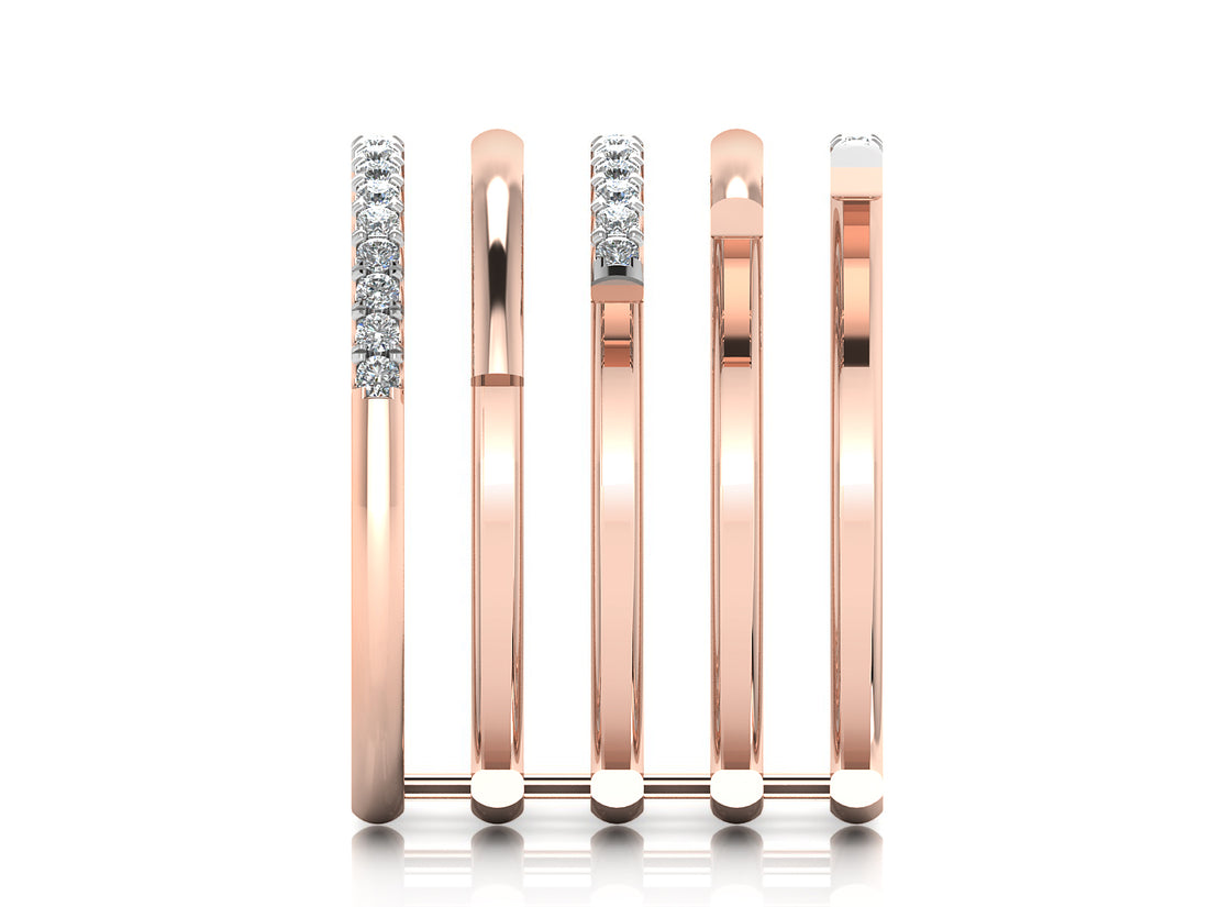 Parallel Perfection Diamond Ring