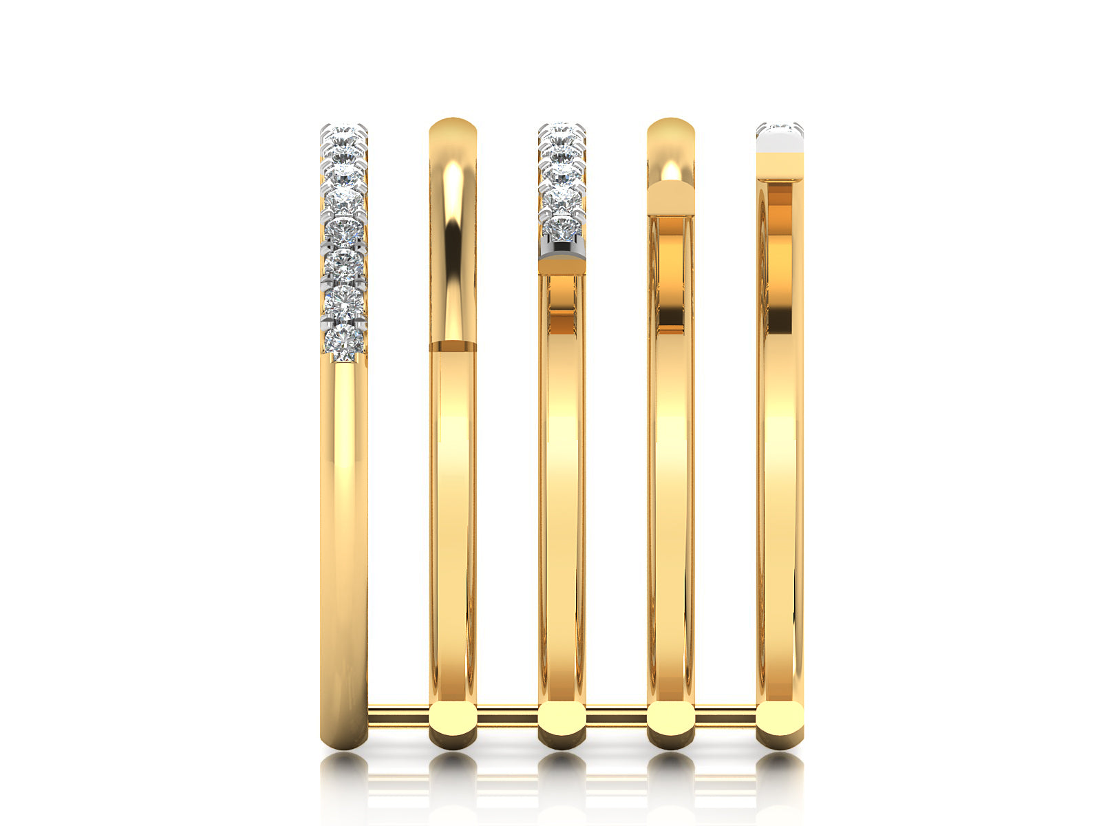 Parallel Perfection Diamond Ring