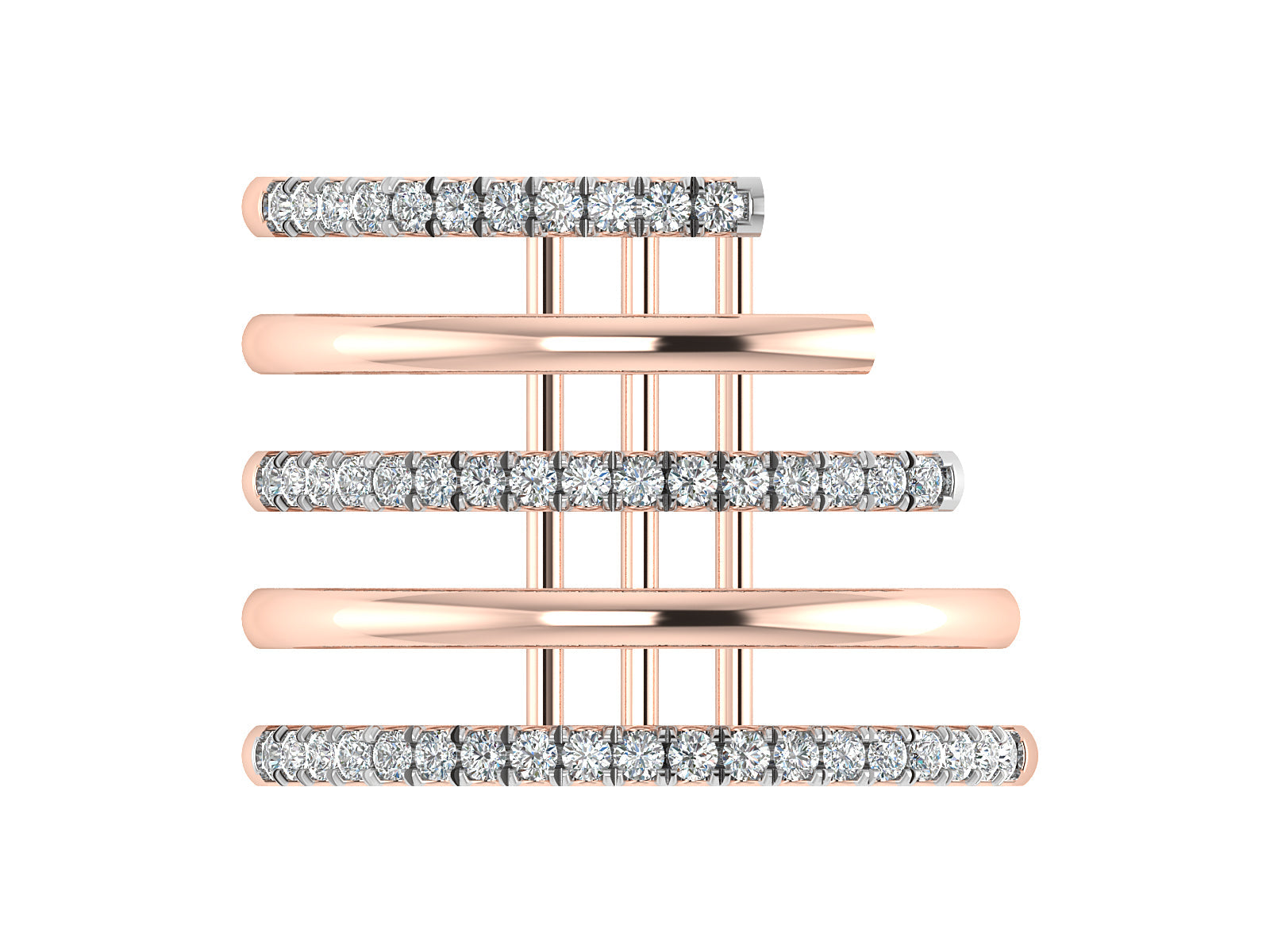 Parallel Perfection Diamond Ring