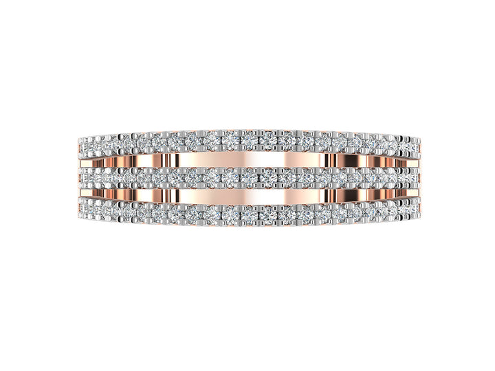 Triple Layers Diamond Band
