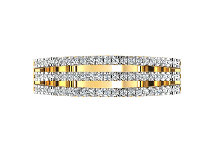 Triple Layers Diamond Band