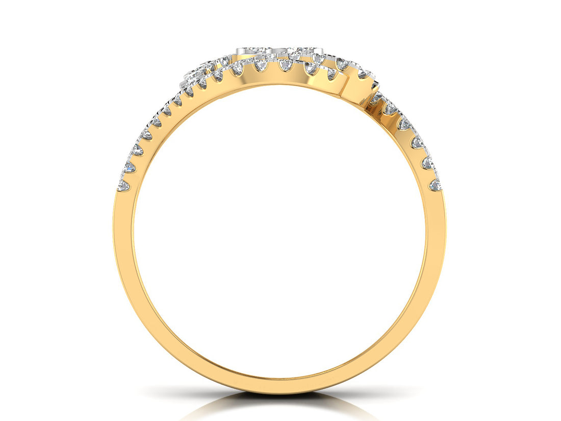 Radiant Aura Lab Created Diamond Ring