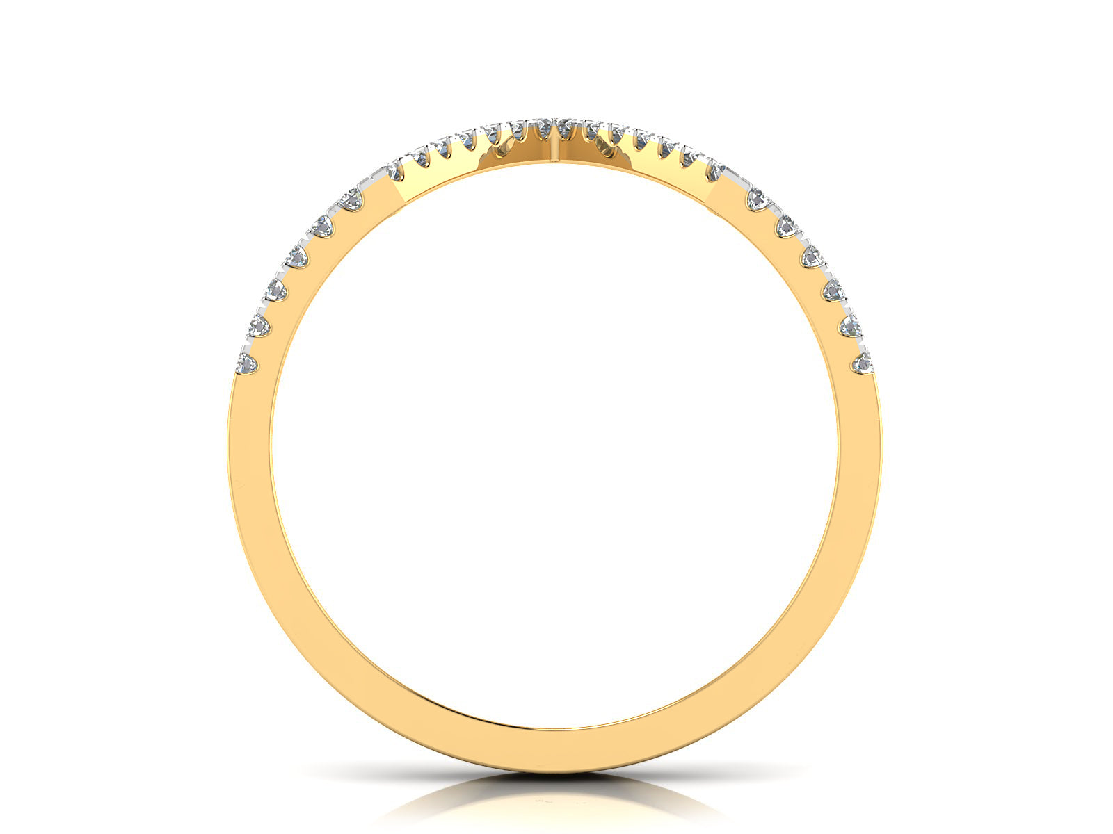 Trio V Shaped Diamond Ring