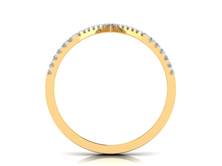 Trio V Shaped Diamond Ring