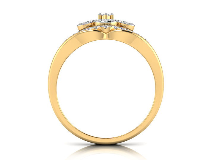 Looped Together Diamond Ring