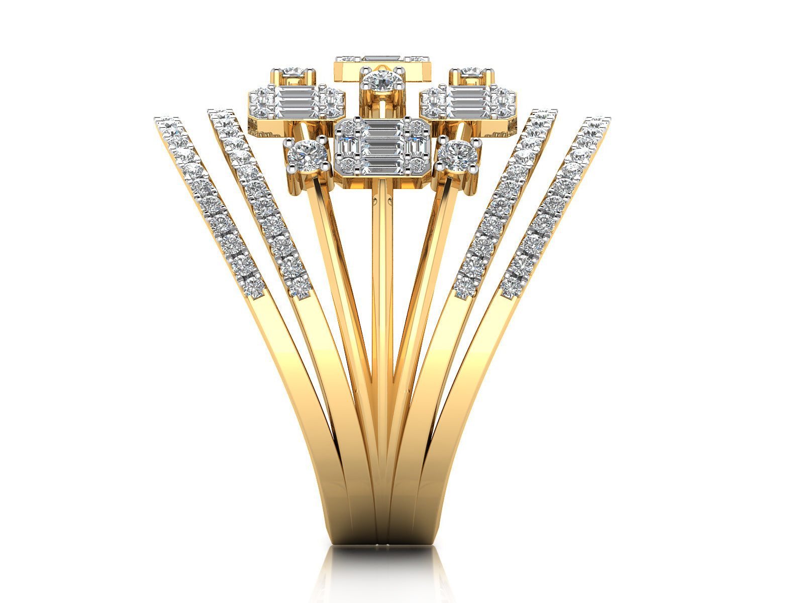 Heavenly Sparking Illusion Diamond Ring