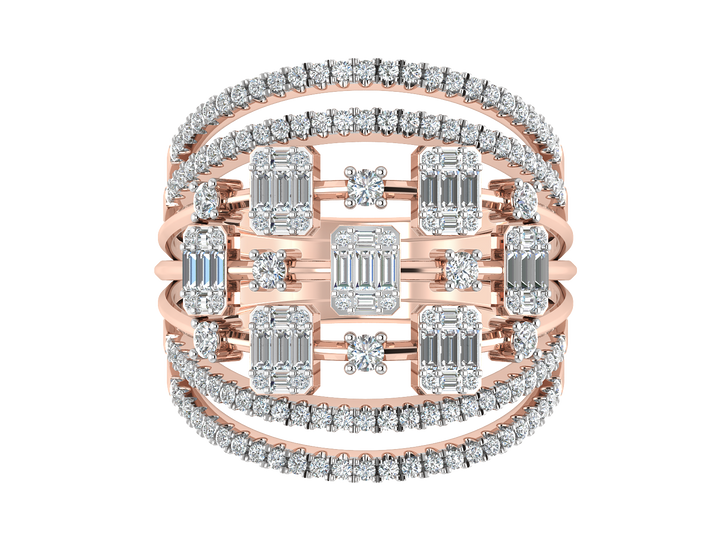 Heavenly Sparking Illusion Diamond Ring