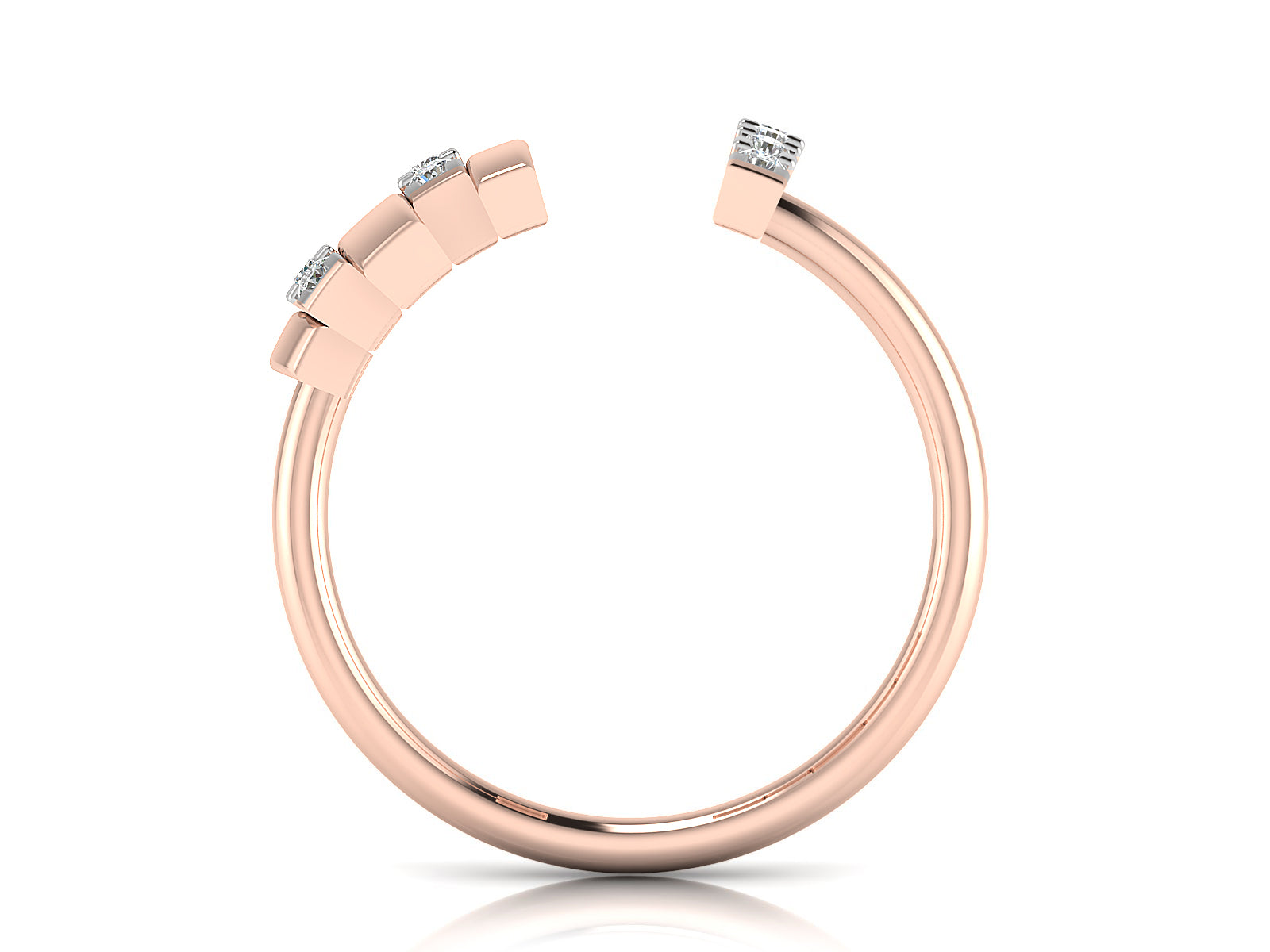 Quatre Sparkling Diamond Ring