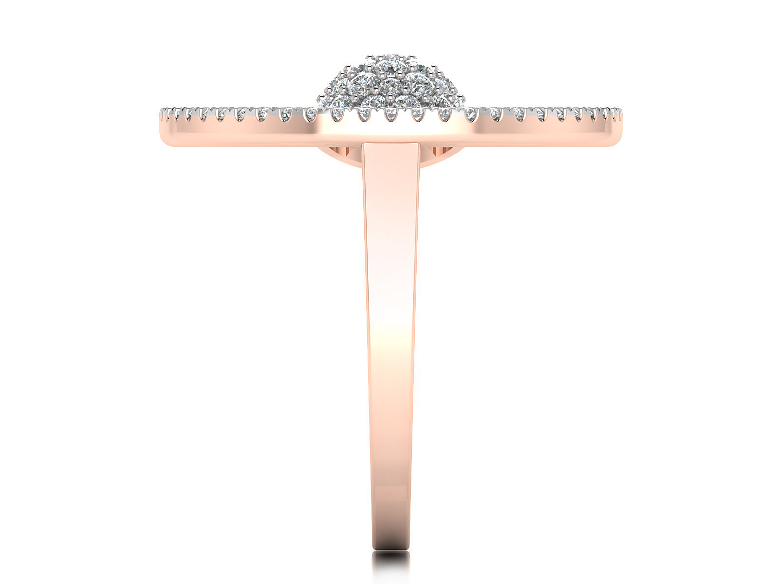 Circular Fusion Diamond Ring