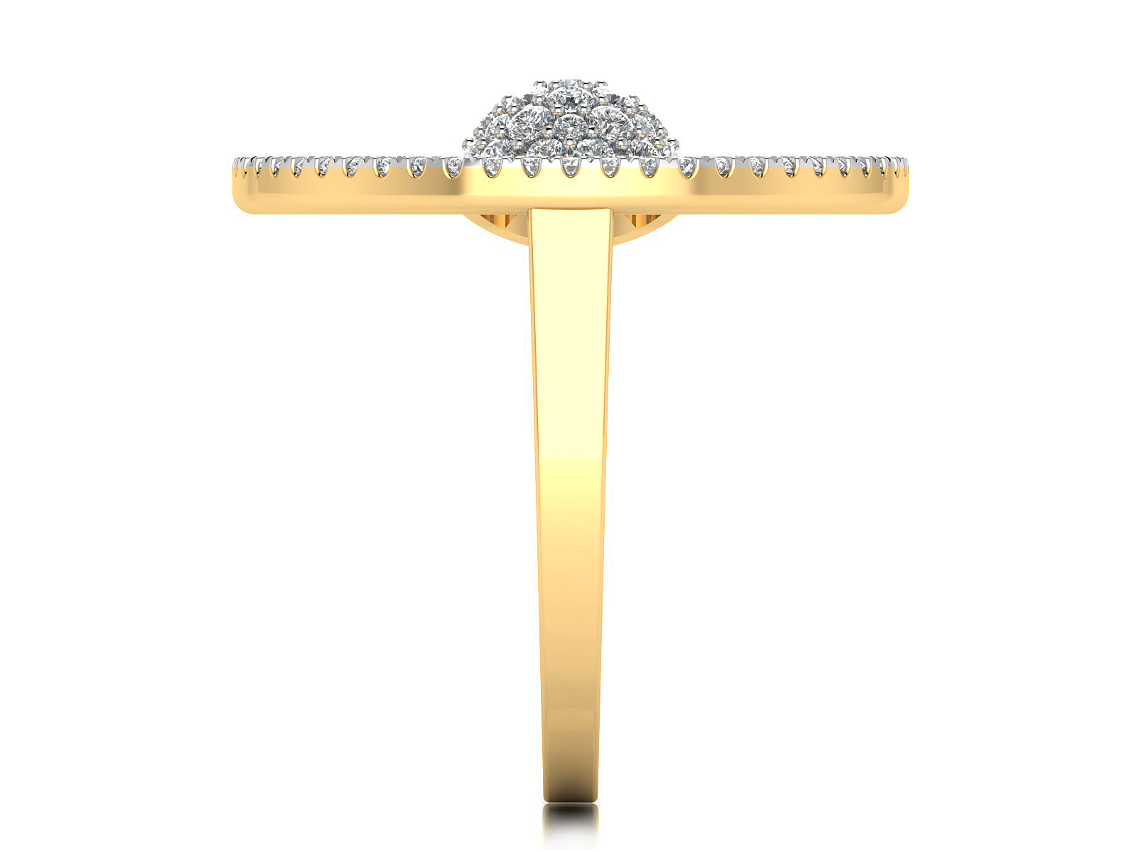 Circular Fusion Diamond Ring