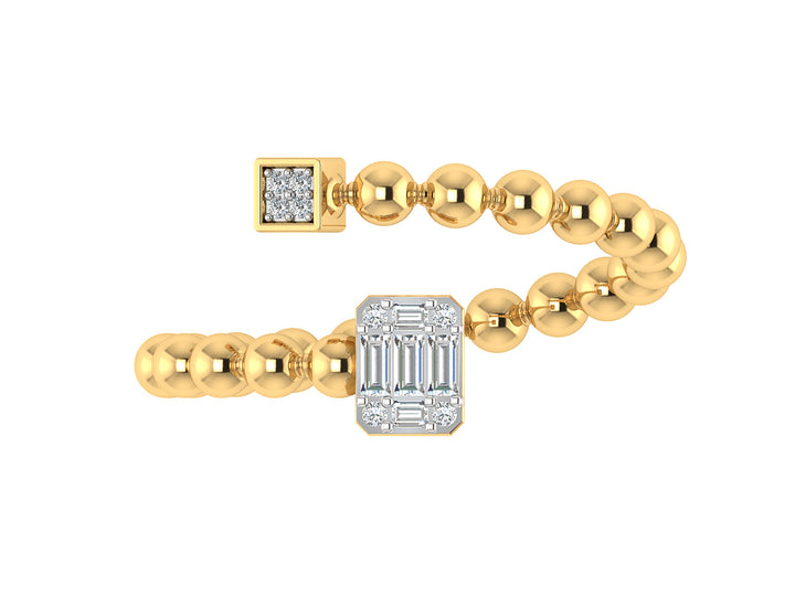Buckle Up Diamond Ring