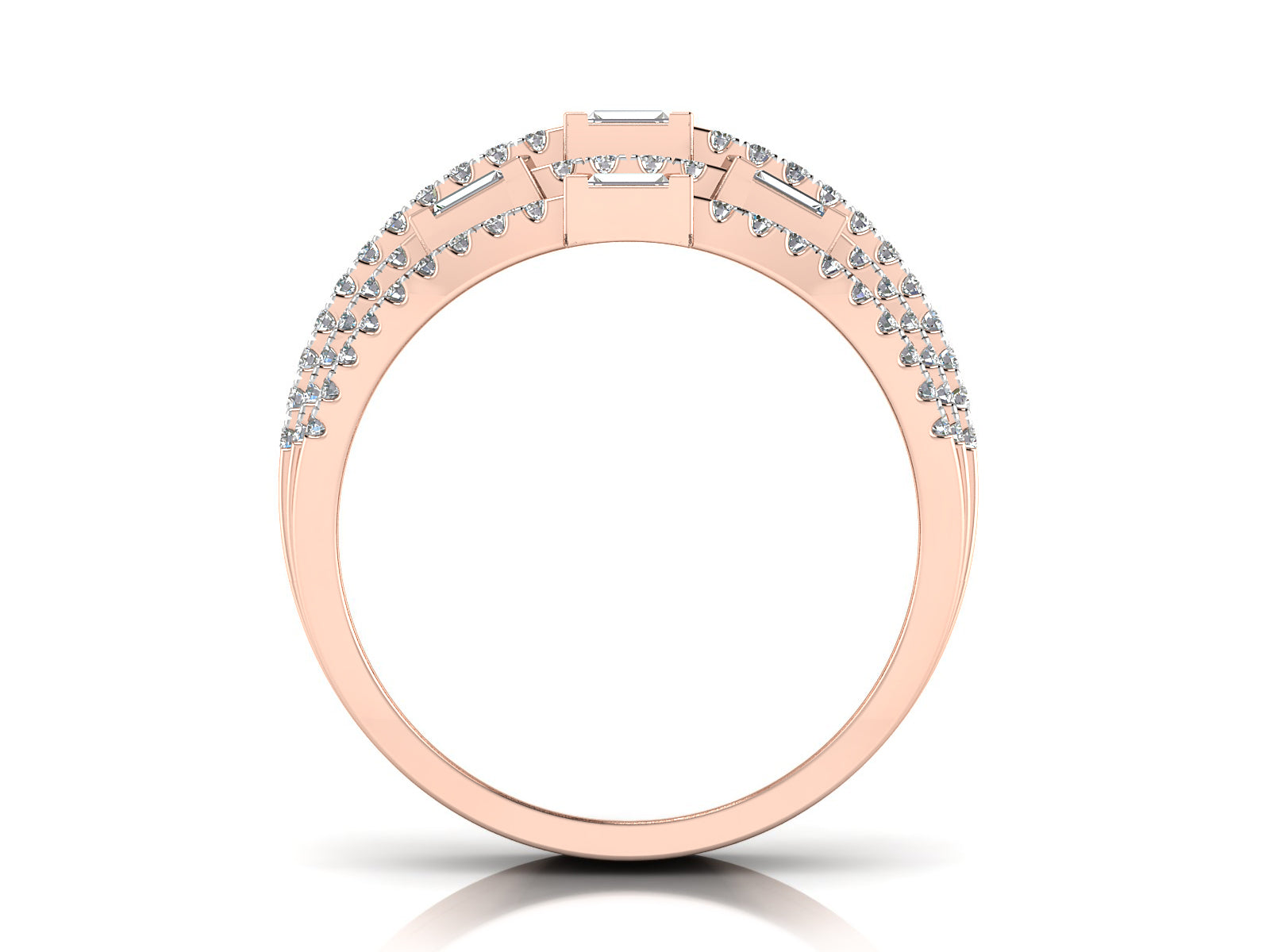 Eternal Spark – Bagguette Diamond Multi-Band