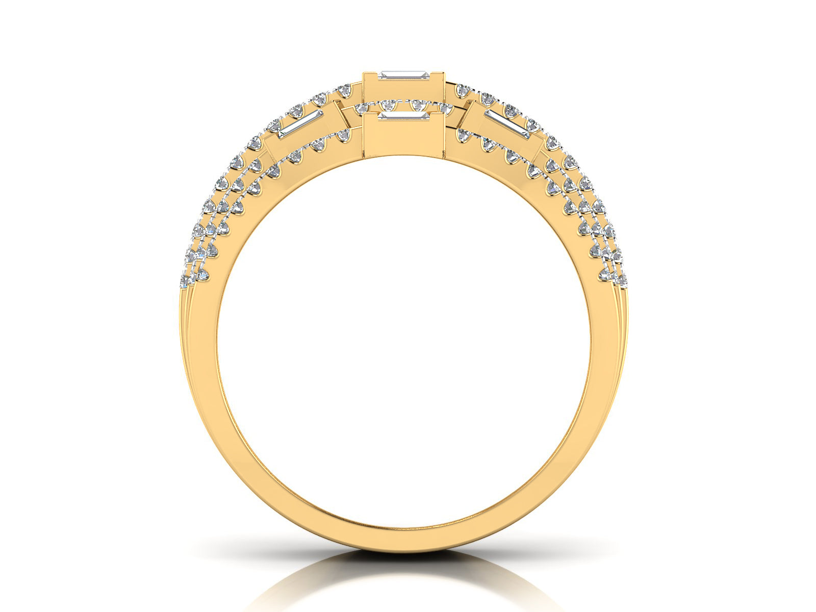 Eternal Spark – Bagguette Diamond Multi-Band