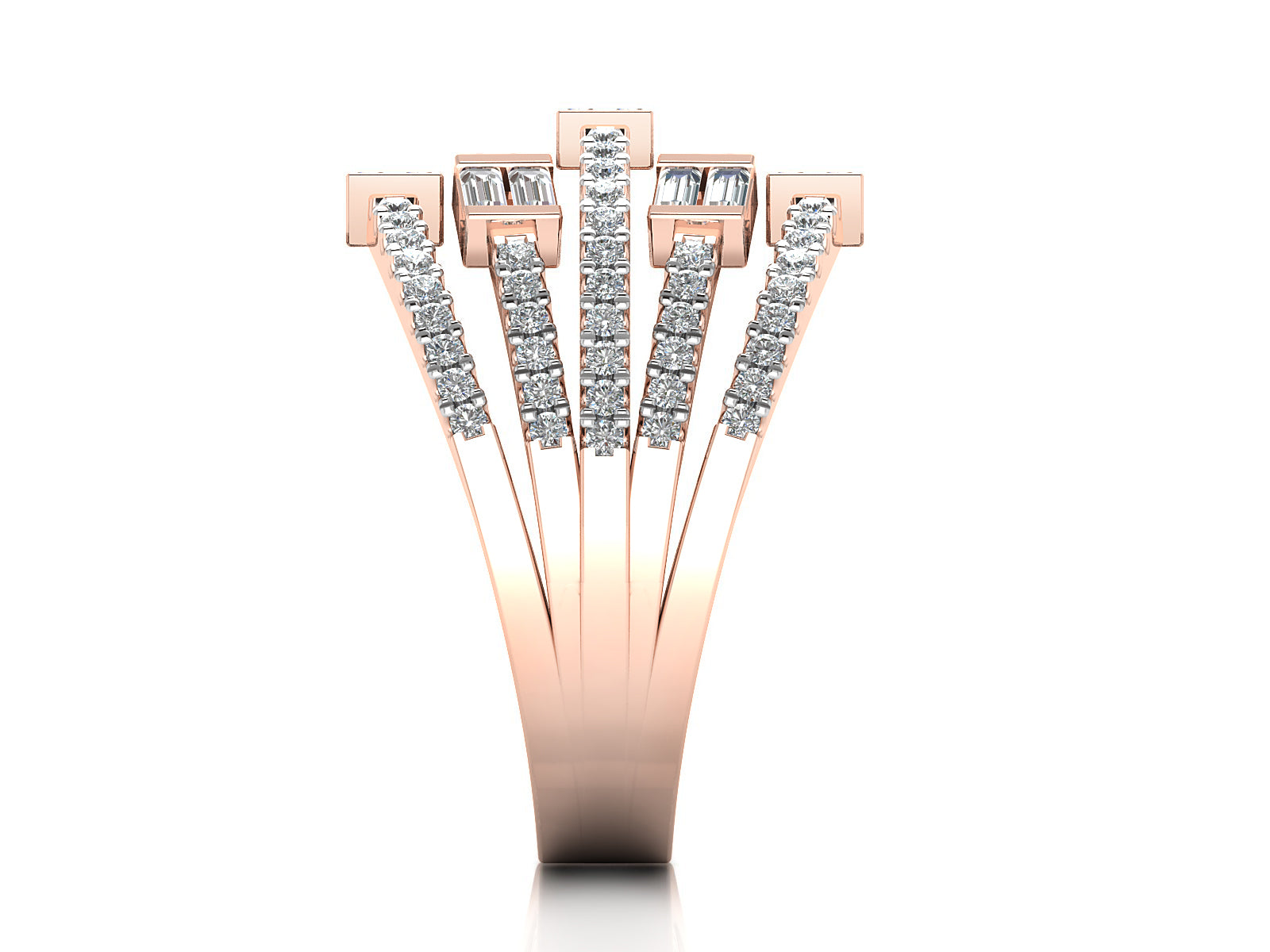 Eternal Spark – Bagguette Diamond Multi-Band