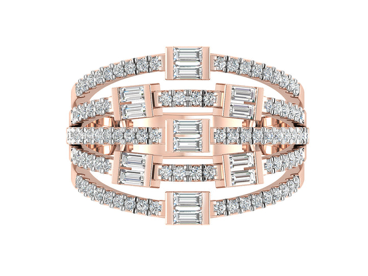 Eternal Spark – Bagguette Diamond Multi-Band