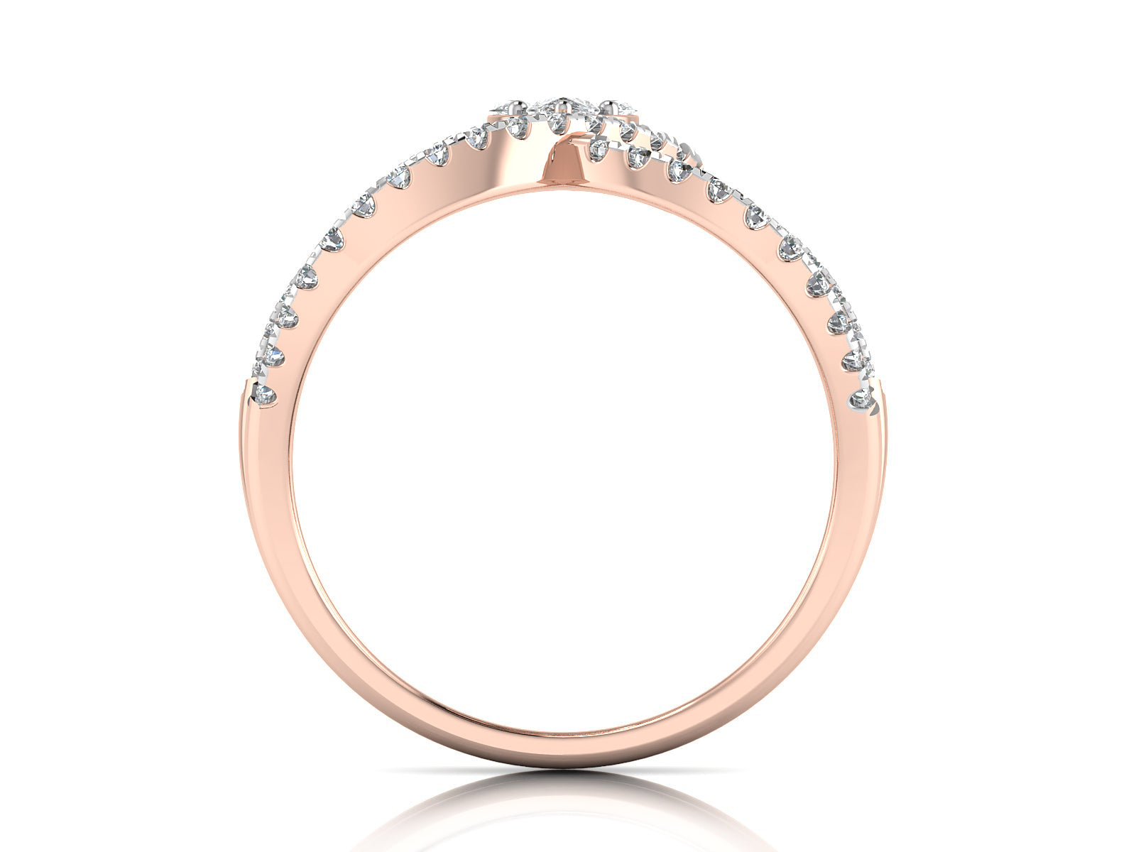 Illusion Pear Lab Grown Diamond Ring