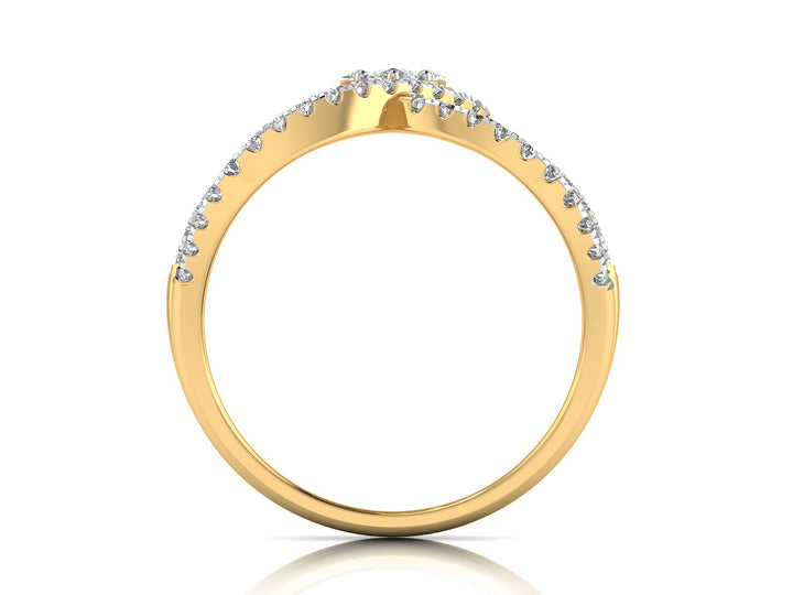 Illusion Pear Lab Grown Diamond Ring