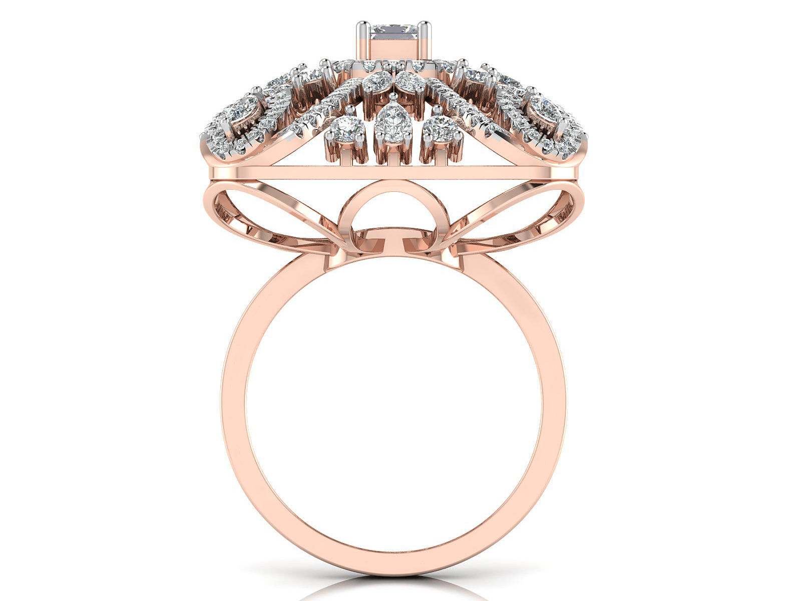 Flourish Spark Diamond Ring