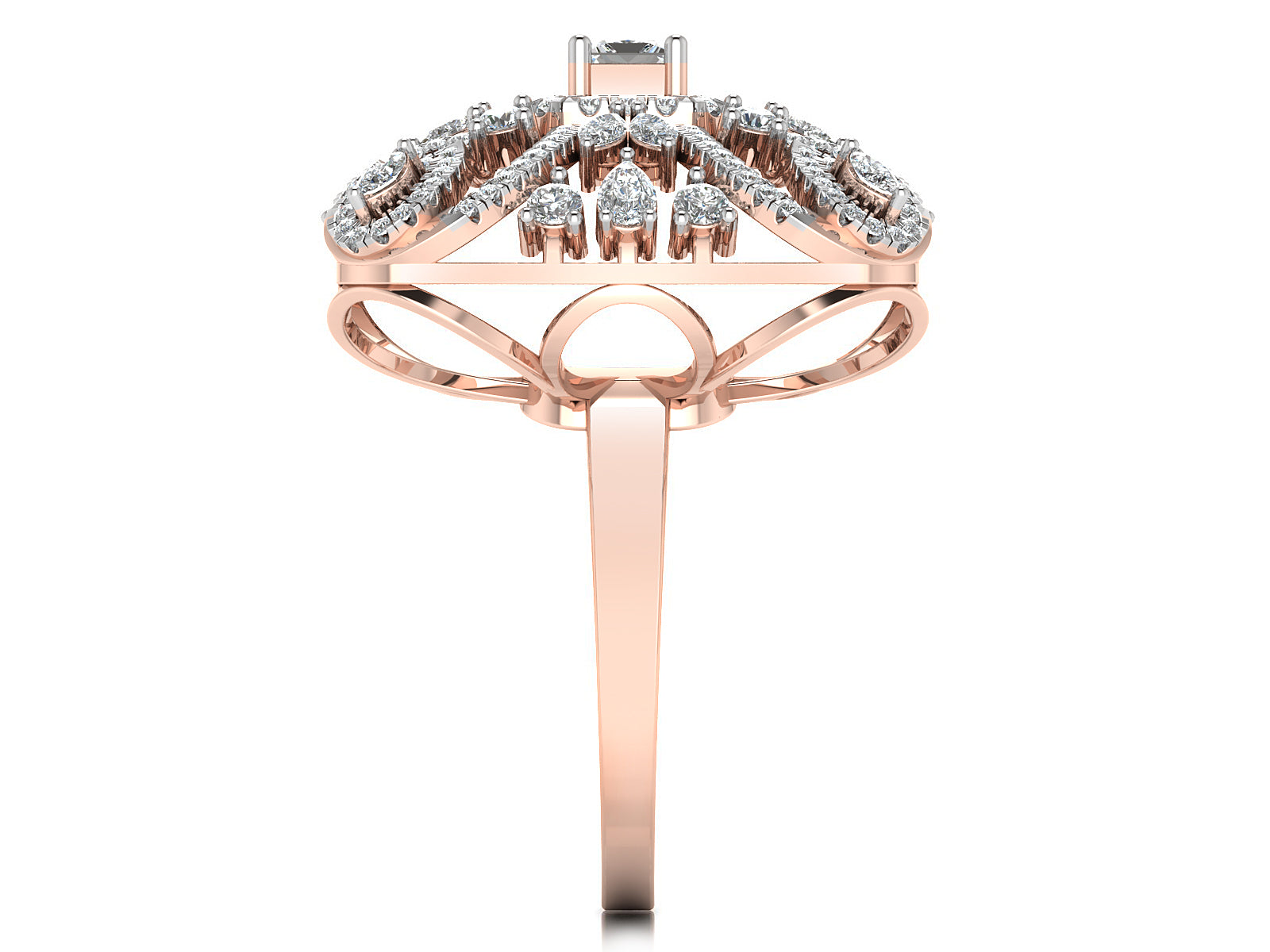 Flourish Spark Diamond Ring