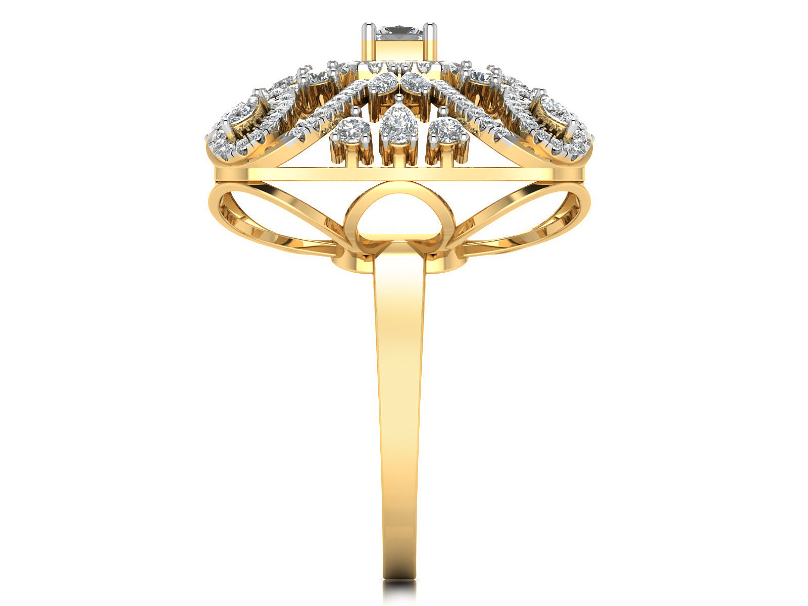 Flourish Spark Diamond Ring